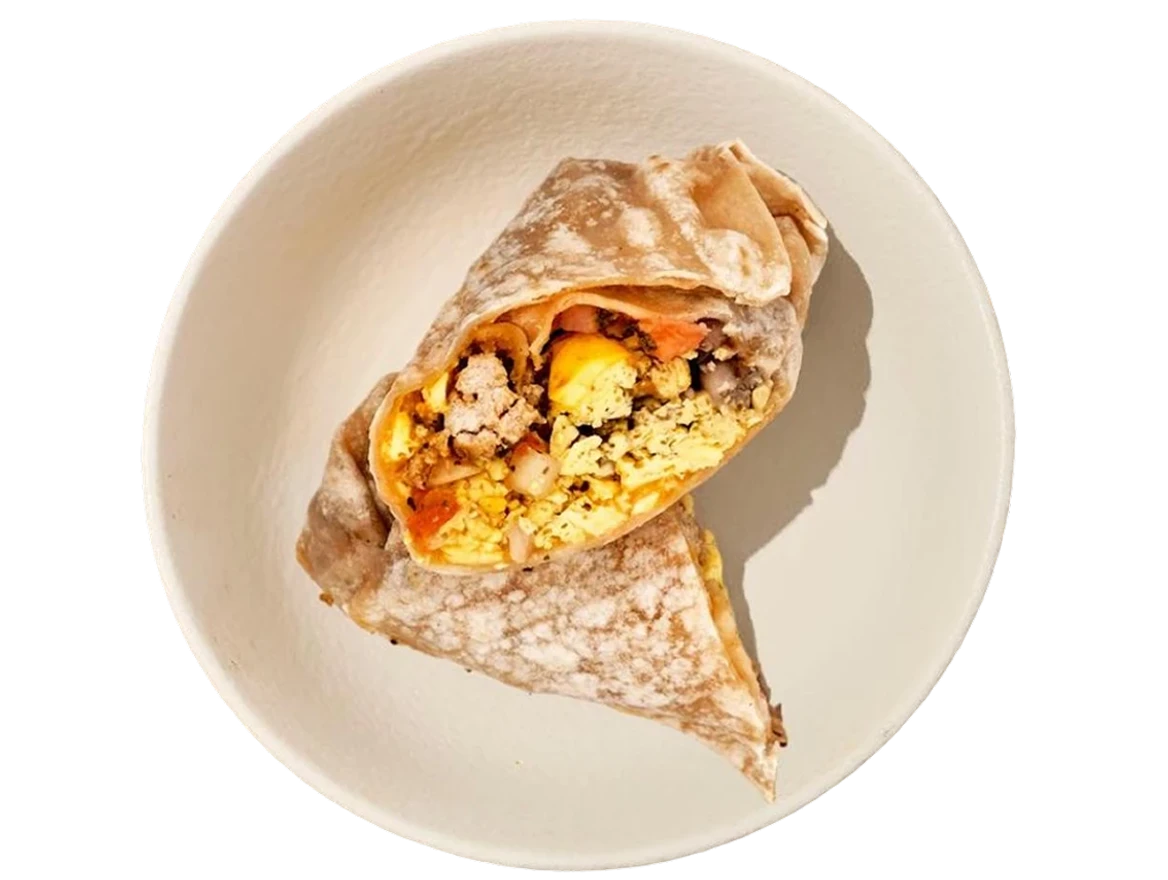 Turkey Chorizo Breakfast Burrito